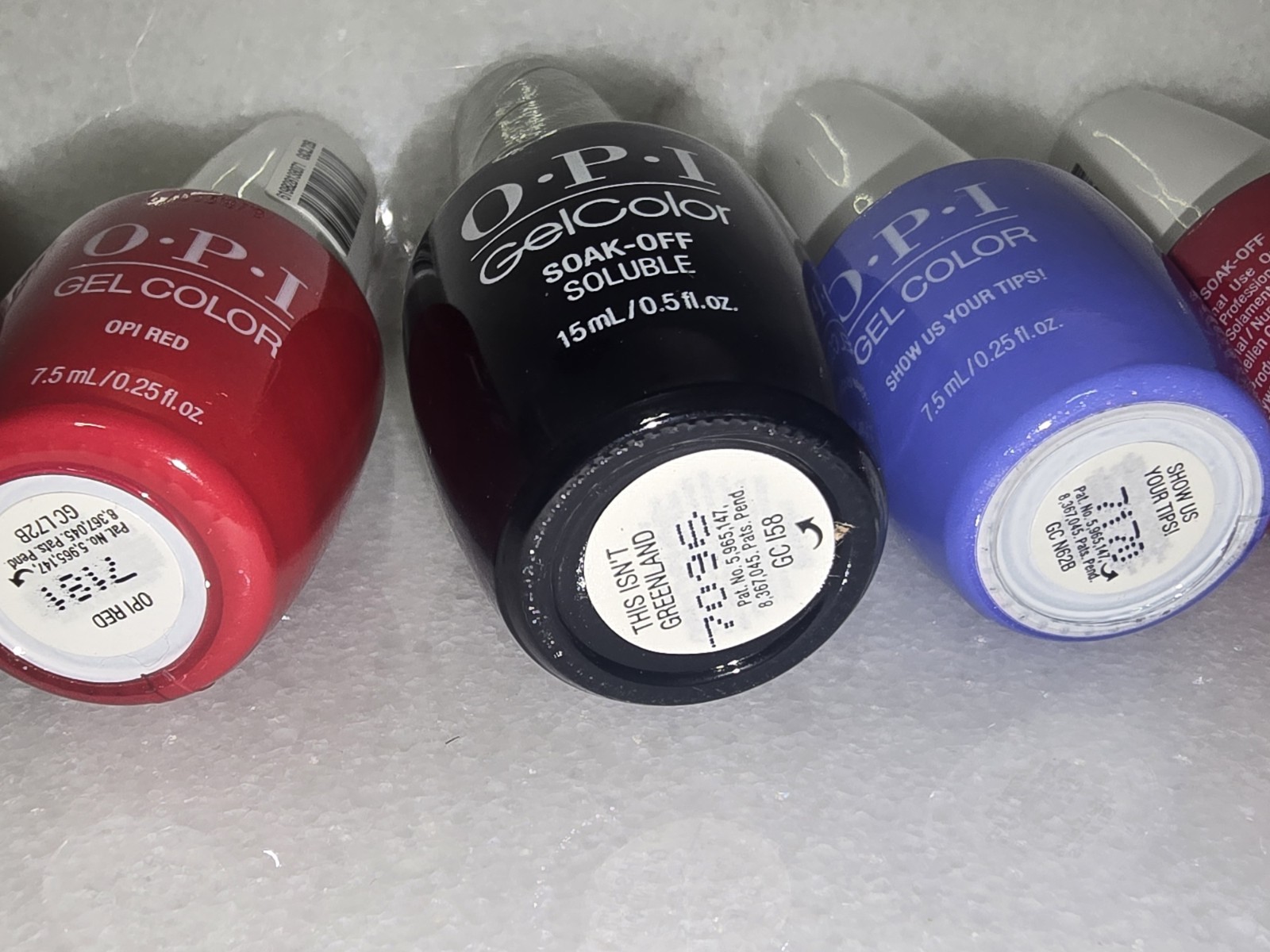 OPI GELCOLOR SET OF 7, OPI GELCOLOR Gel Nail Polish -Soak Off. SET OF 7