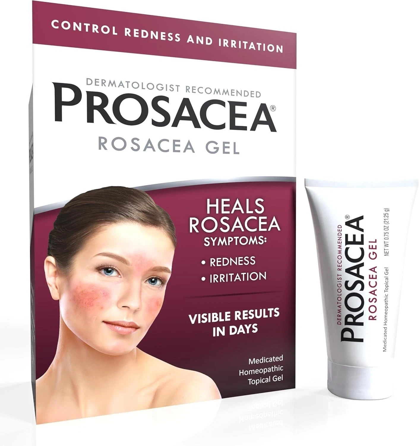 Prosacea Medicated Rosacea Treatment for Face – Reduce Redness & Rosacea Symptom