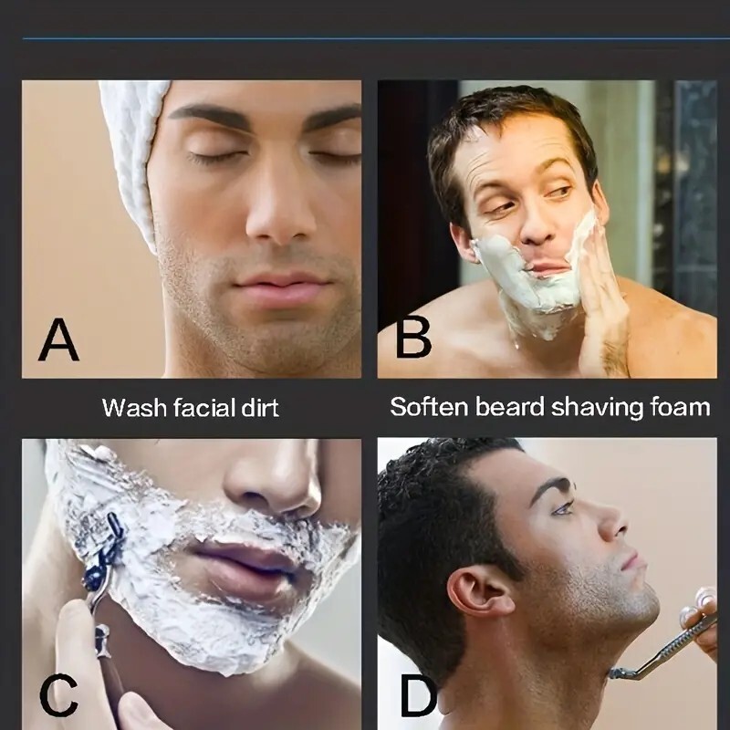 Men’s Disposable Razors 108 Twin Stainless Steel Blades 4 Handles—Smooth Shave
