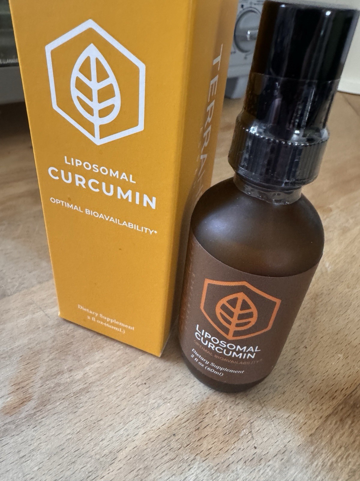 Terra Health Essentials Liposomal Curcumin Natural Joint Support 30 Day Supply