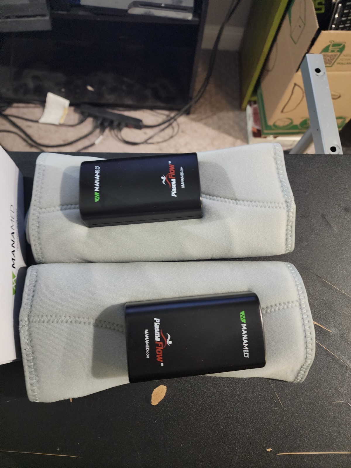 PlasmaFlow Limb Compression Device with Rechargeable Battery Charger / Manual