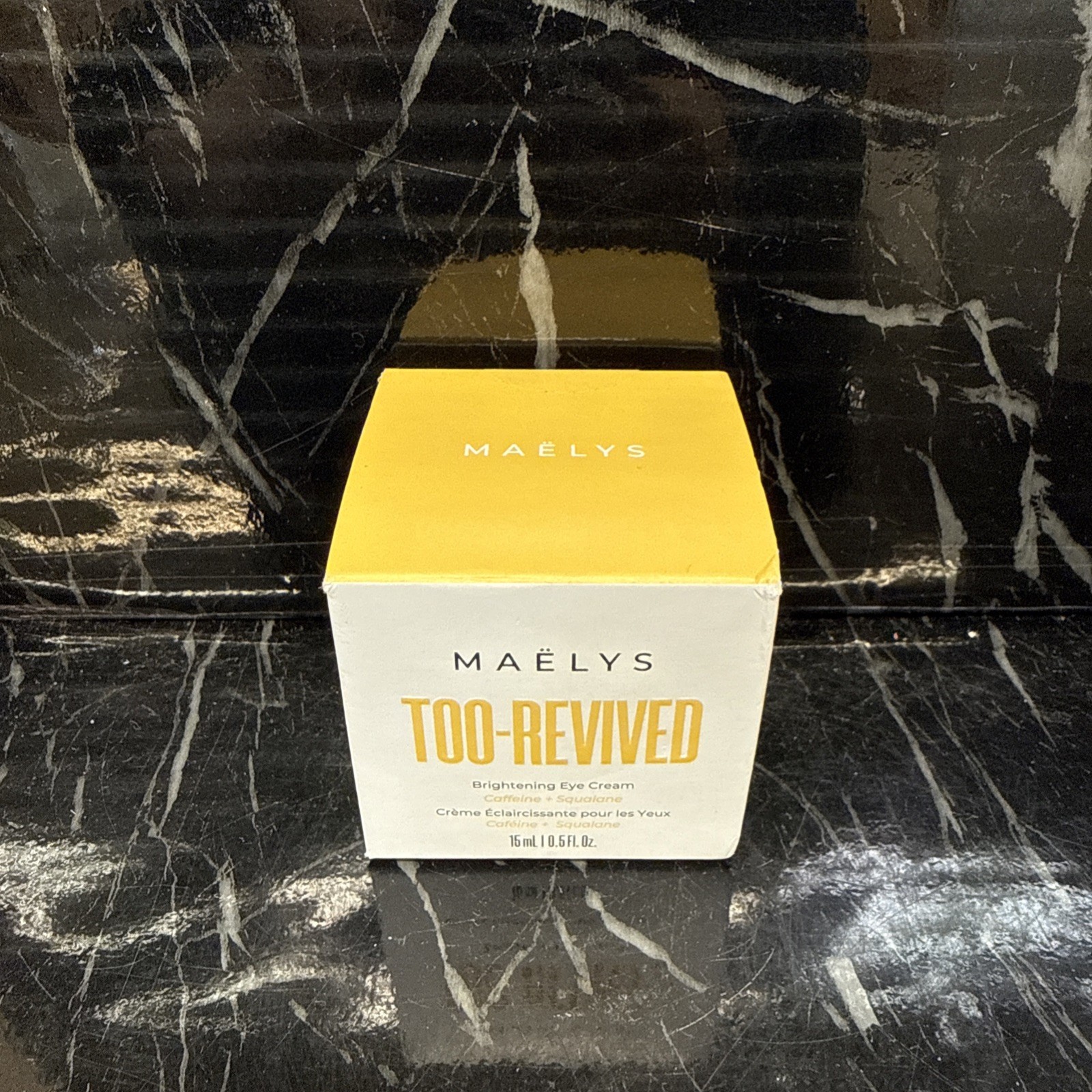 Maelys Too-Revived Brightening Eye Cream 15mL Caffeine + Squalane