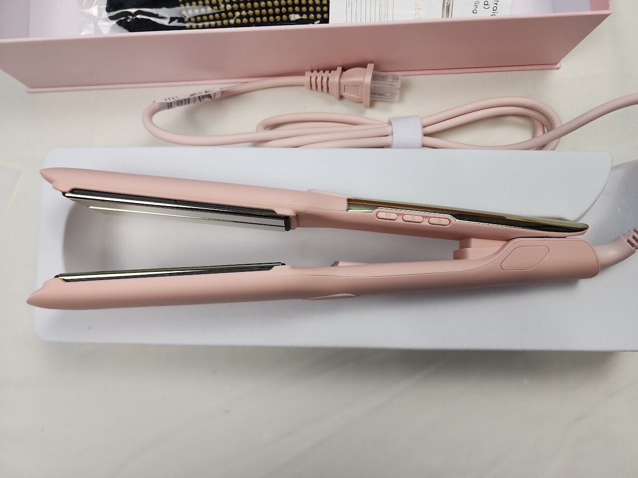 ELLA BELLA Titanium Ionic Hair Straightener Flat Iron – Open Box – Select Color