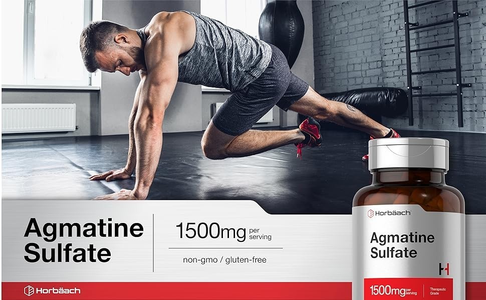 Agmatine Sulfate Capsules 1500mg | 60 Pills | Pharmaceutical Grade | Non-GMO,…