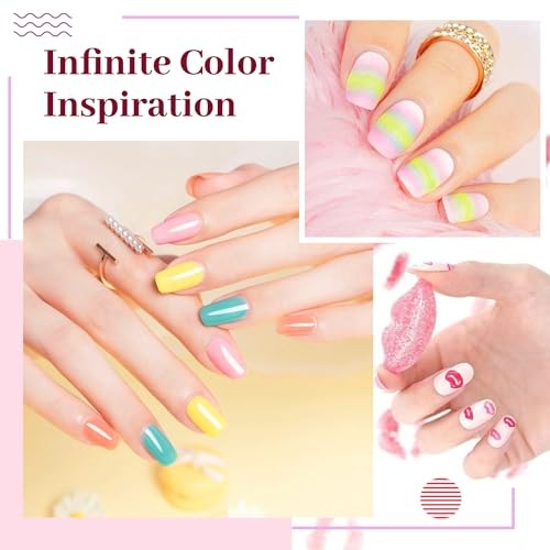 23 PCS Gel Polish Kit Colorful Fashion Classic Nail Gel Set 3 Bottles of B26