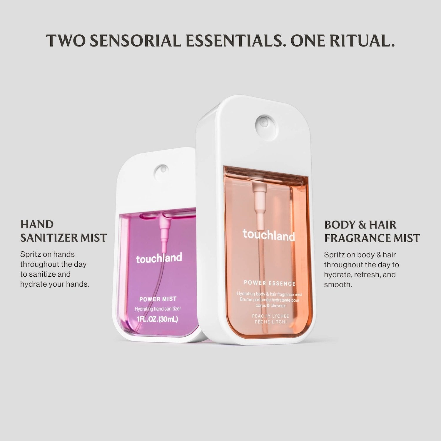 NIB 100% Authentic Touchland Power Mist Hydrating Hand Sanitizer,12 scents,1 oz