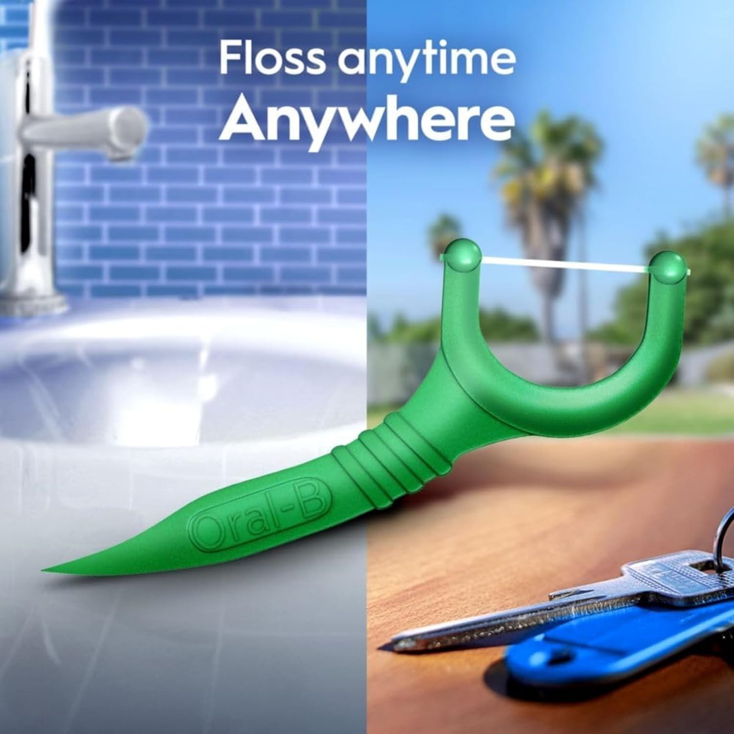 Oral-B Glide Complete Floss Picks, Dental Floss Picks, Scope Outlast, 75-ct