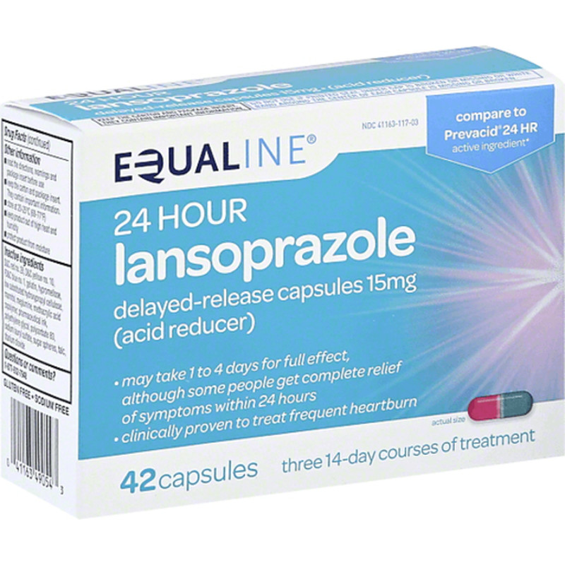 EQUALINE LANSOPRAZOLE Delayed Release Capsules – 15 mg – 84 Capsules 4/27 USA