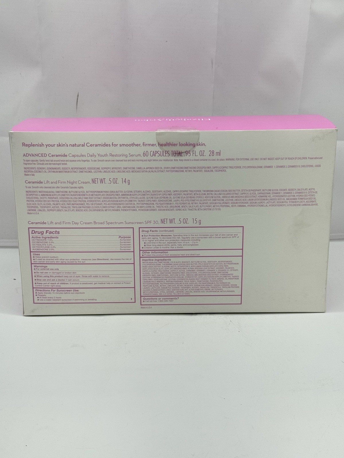 Elizabeth Arden Ceramide Lift & Firm Youth – Restoring Set (4 Pcs + 1 Bag)
