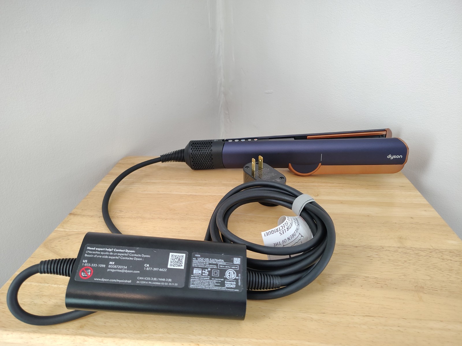 Dyson Airstrait HT01 Wet to Dry Hair Straightener Styler Prussian Blue Copper