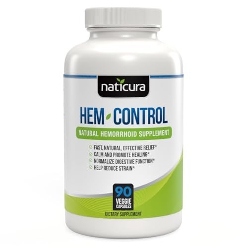 Hem-Control Natural Hemorrhoid Treatment Supplement – Fast & Lasting Pain Relief