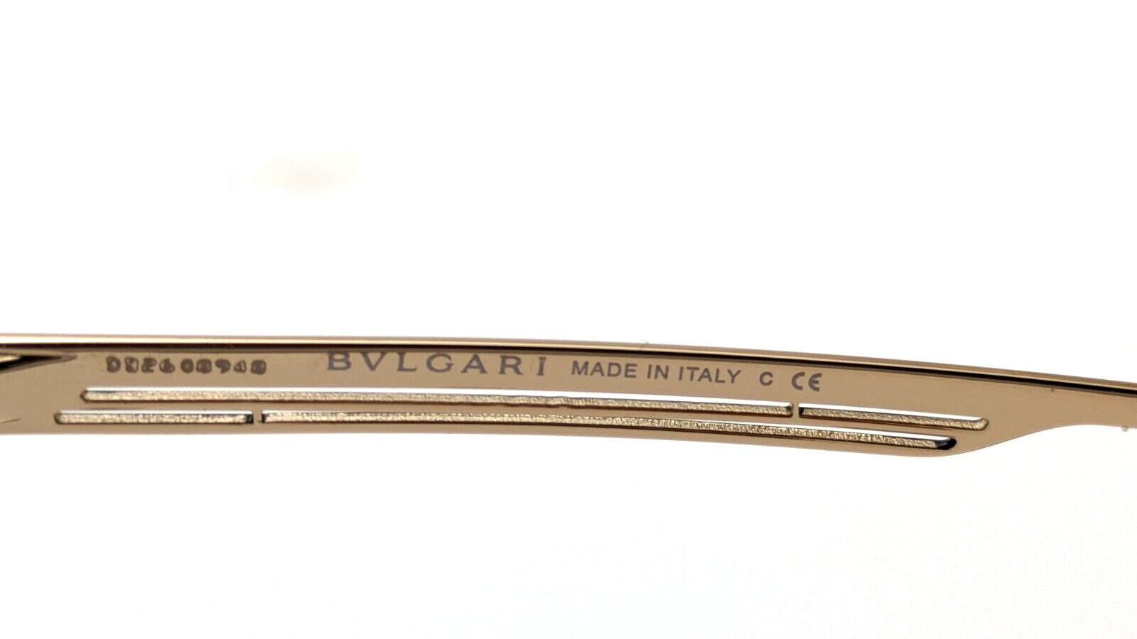 Bvlgari BV 2218 2033 Cat Eye Gold Black Womens Eyeglasses 54mm