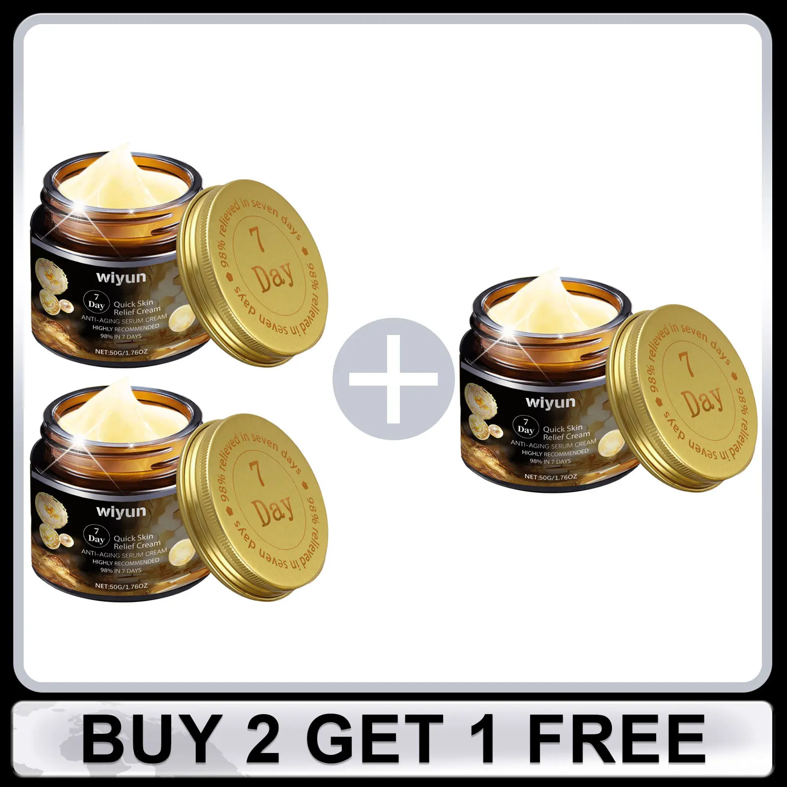 Face Cream for Dark Spots Removal Fine Lines 7 Day Repair Damaged Skin Firming