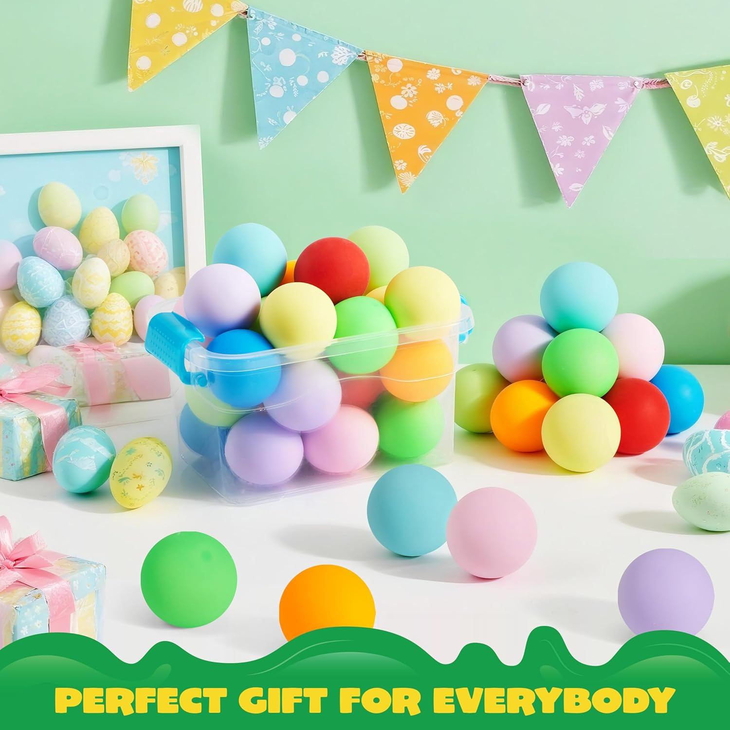 24-Pack Slow Rising Squishy Stress Balls 1.6in, Sensory Fidgets, Party Favor Set