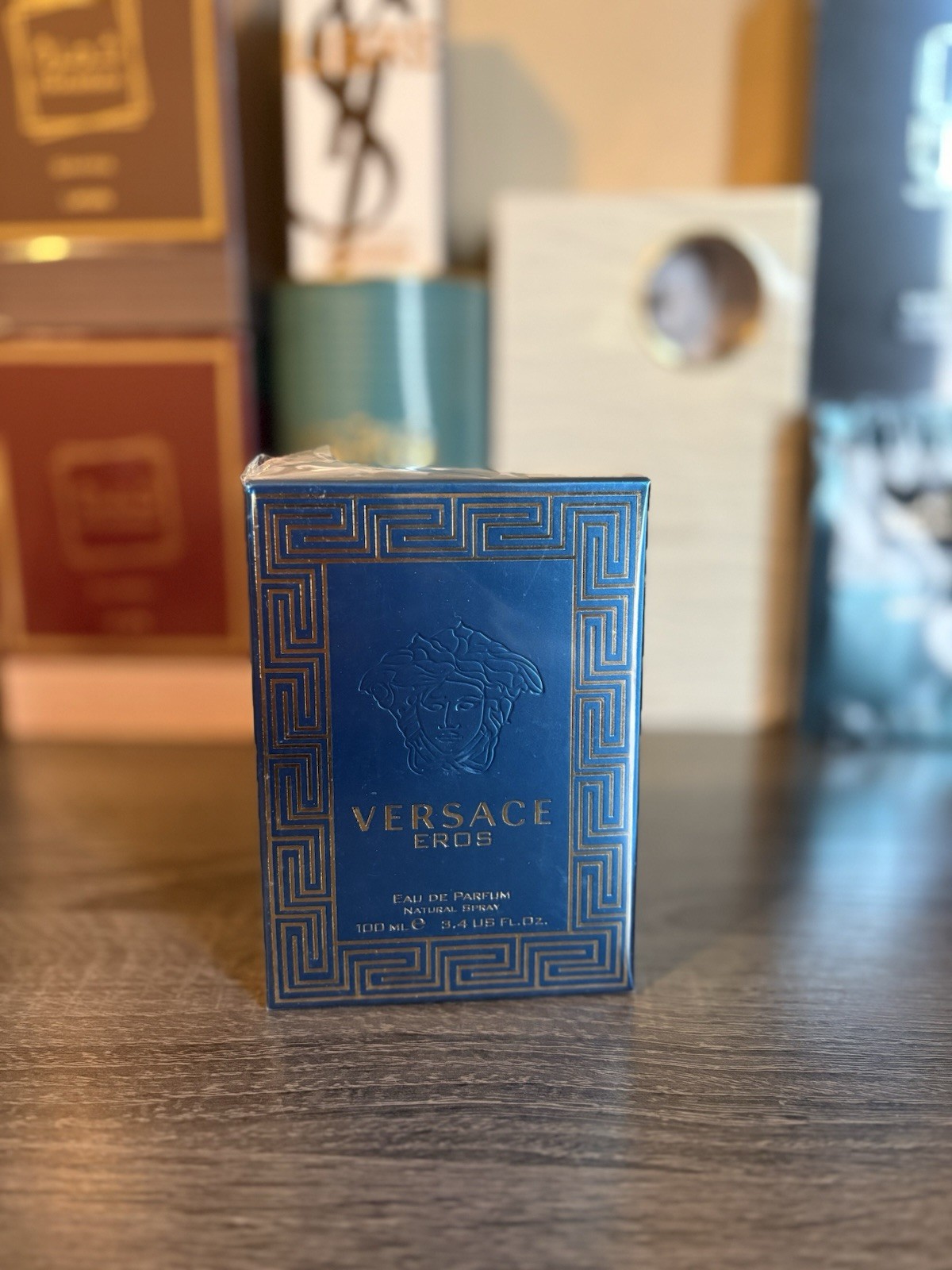 Versace Eros Eau de Parfum Spray 3.4 fl oz Regular Size Men’s Fragrance