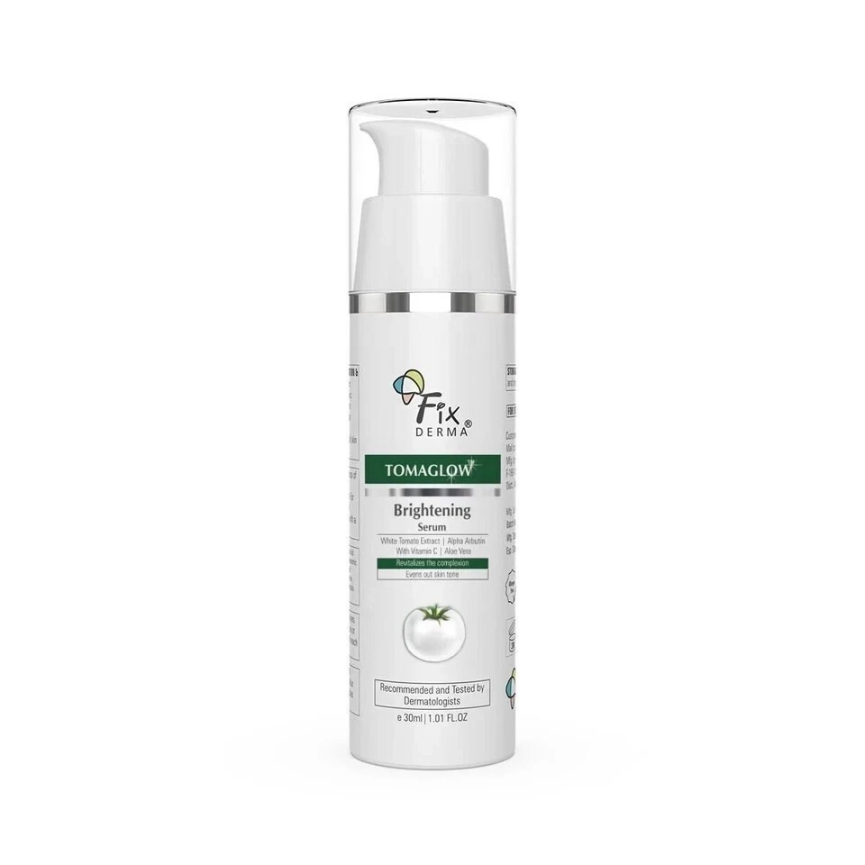 Fixderma TomaGlow Skin Brightening Serum for Face with 4% Niacinamide 30ML