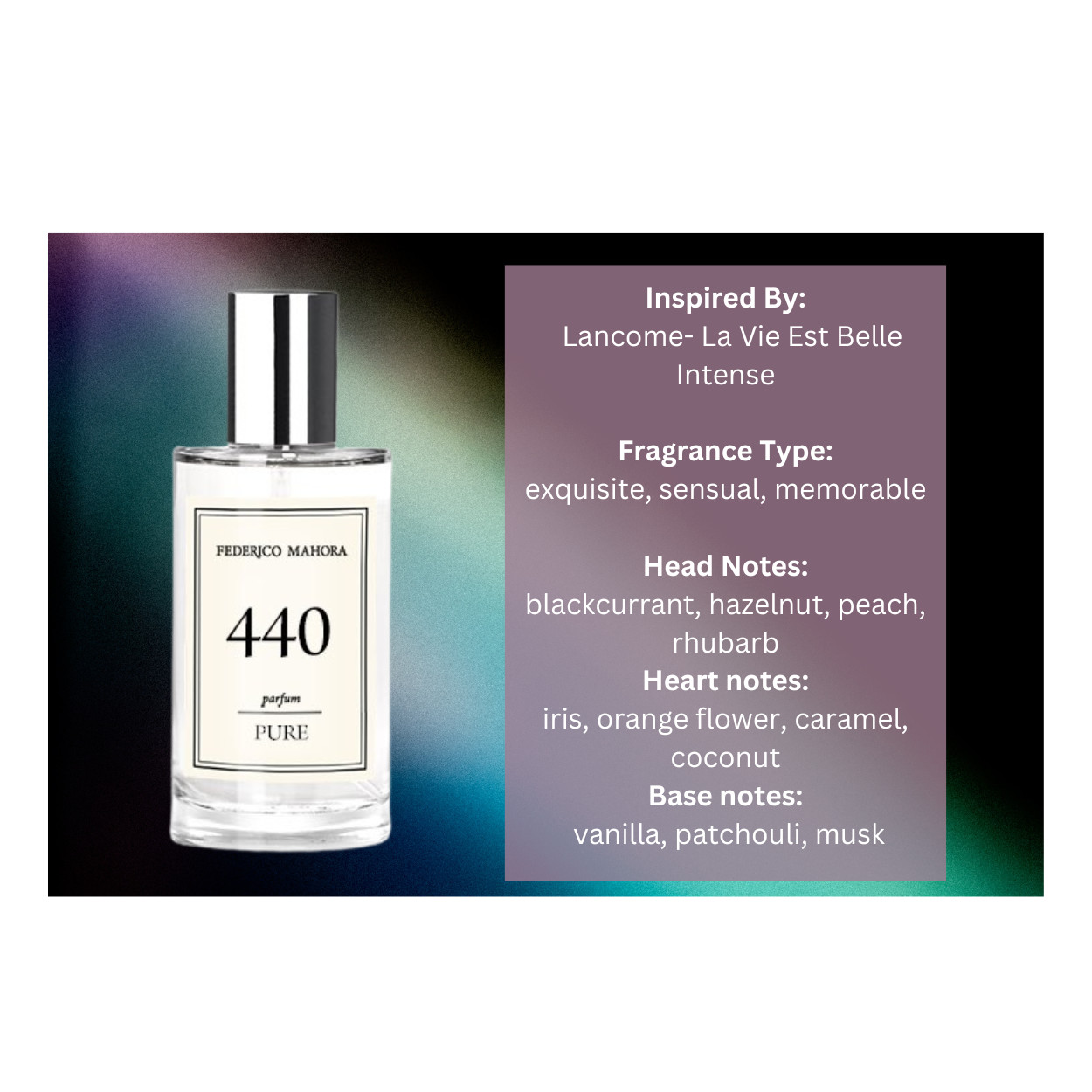 Inspired By Lancome: La Vie Est Belle Intense Womans Parfum Federico Mahora 440