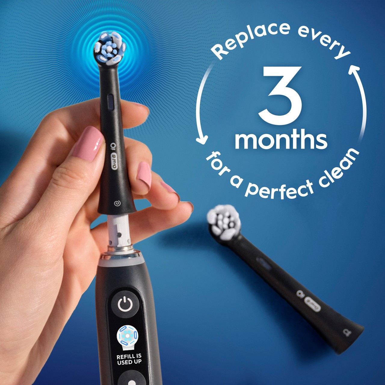 Oral-B iO Deep Clean Replacement Brush Heads 9 ct All Black Sealed iO Series NEW