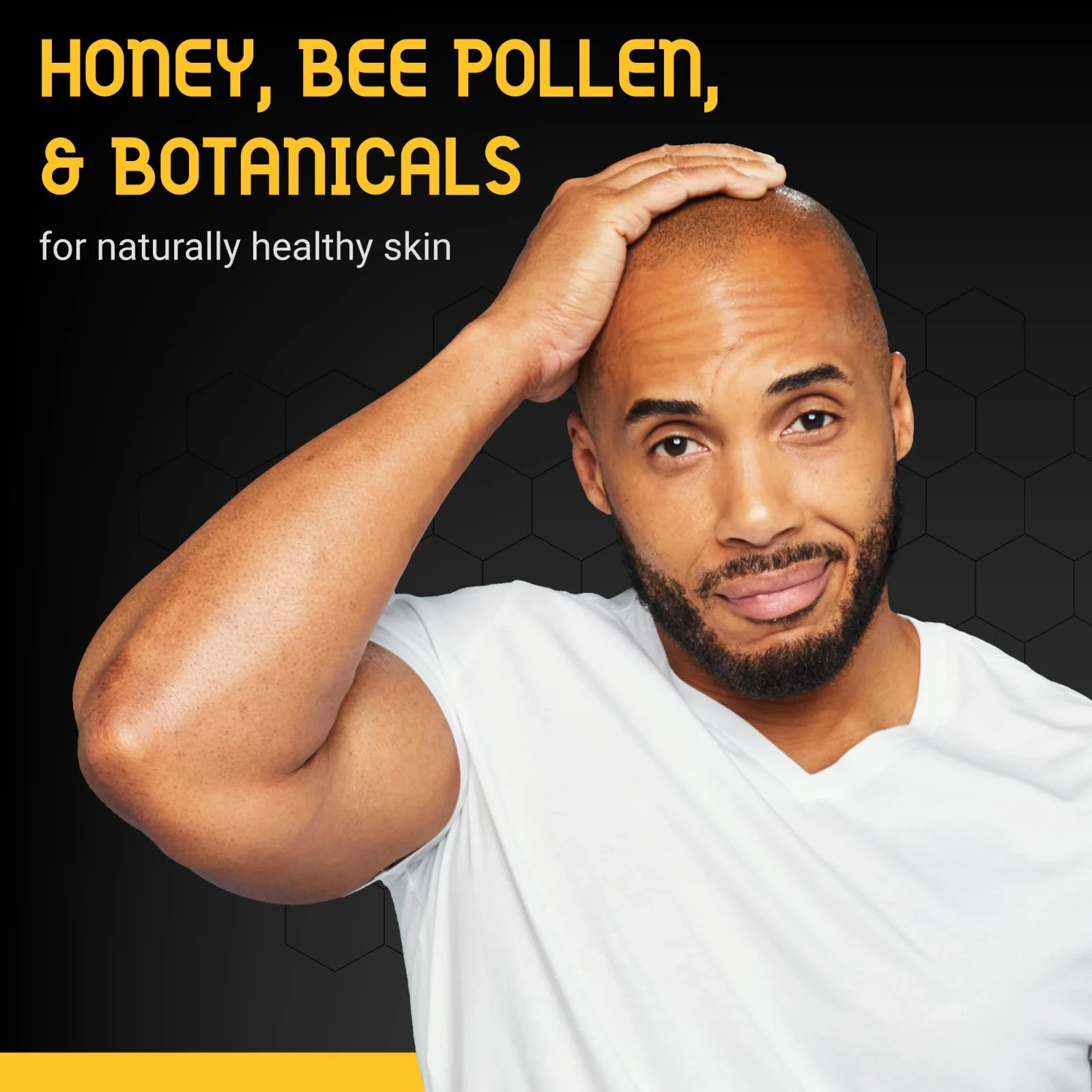 Bee Bald HEAL Post-Shave Healing Balm Calms & Soothes Damaged Skin, 2 Fl Oz
