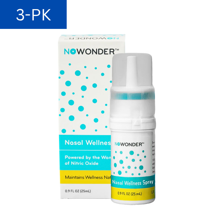 3-PACK NOWONDER™ (Enovid) SaNotize Nasal Spray Cleanser Powered by Nitric Oxide