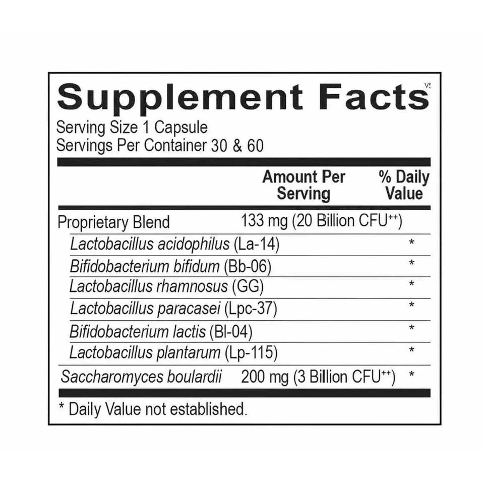 ORTHO BIOTIC 60 CAPSULES Digestive & Gut Health Support [ Pack of 3 ] – Sealed