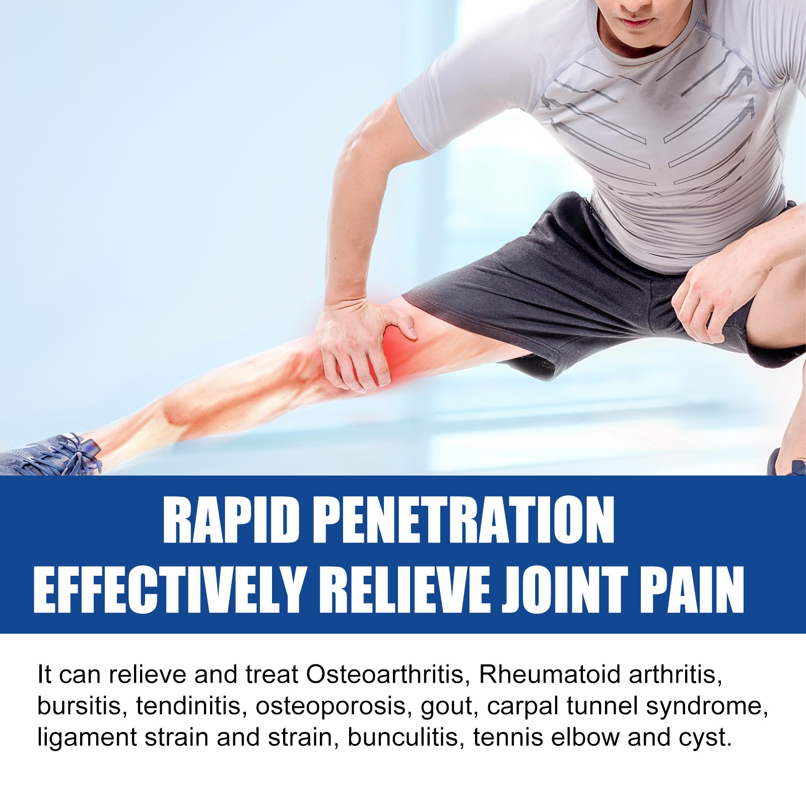 Various Vitamins Joint & Bone Care Cream, Wrist Leg Bend Joint Shoulder Neck Sin