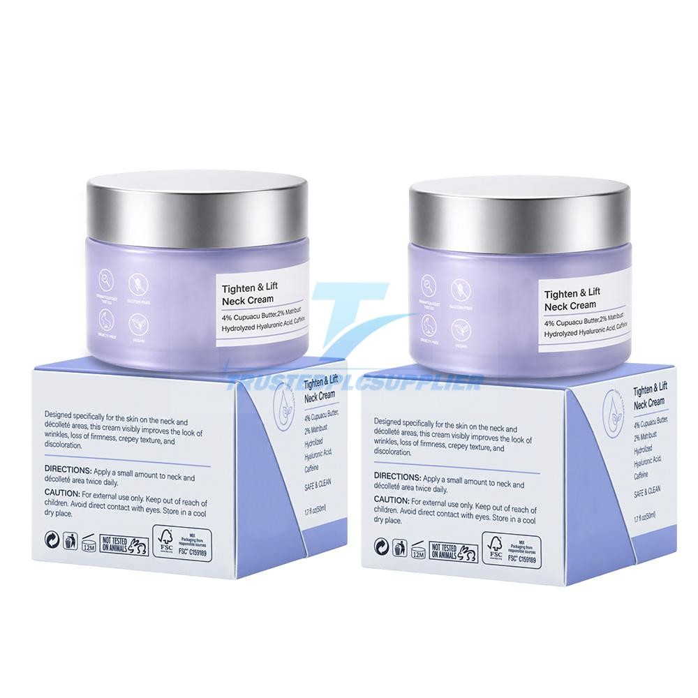 2PCS Tighten and Lift Neck Cream Firming Anti-Aging 1.7oz- Clinically Tested