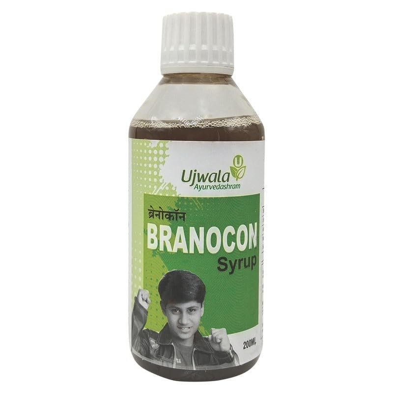 PACK OF 3 Ujwala Ayurvedashram Branocon Syrup(200ML) Used in combination for UTI