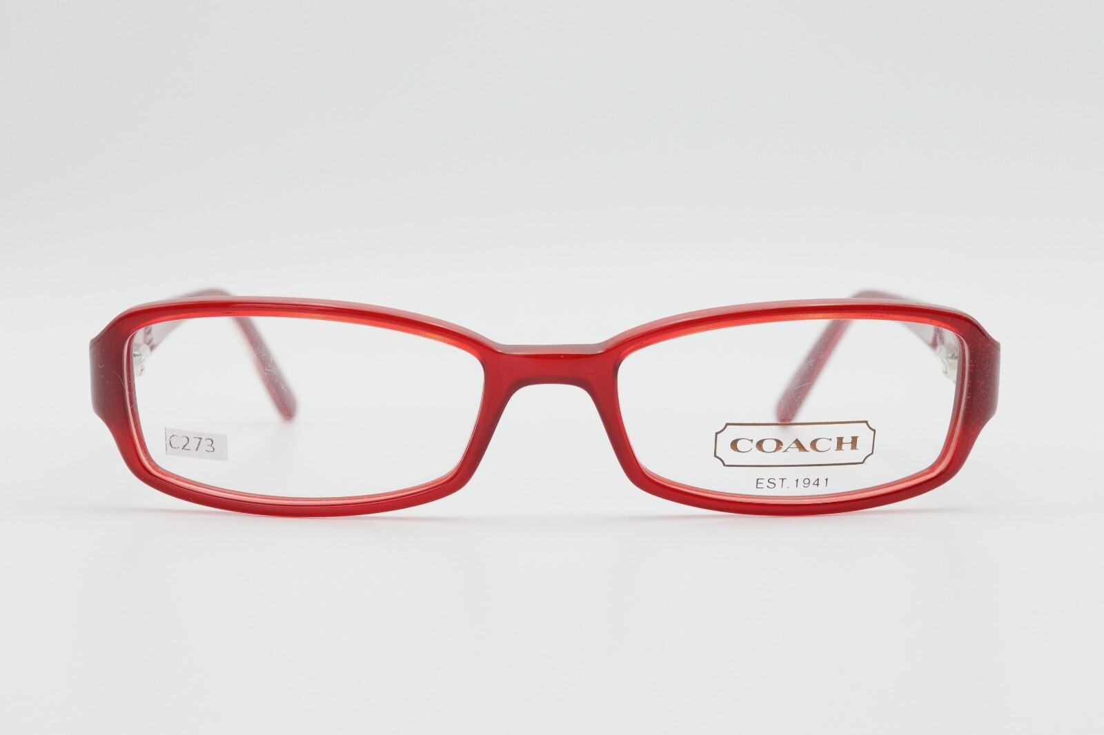COACH BLONDELLE 2033 Red 47-16-130 Frames Flex Hinges w/Case SMALL C273