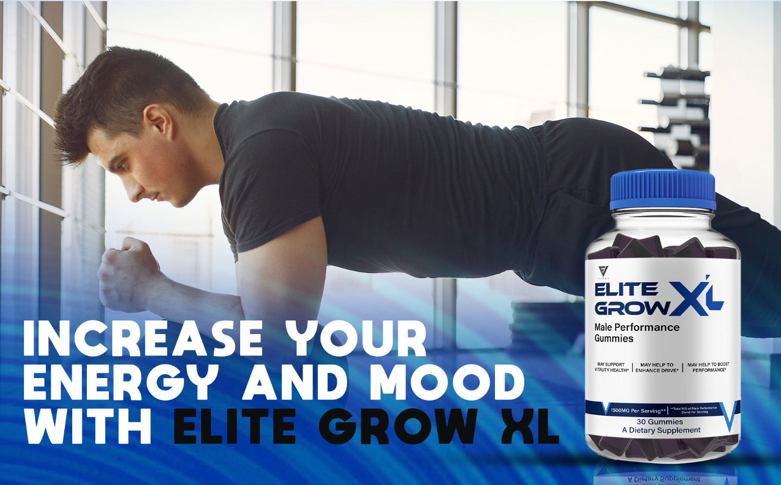 Elite Grow XL Gummies for Men EliteGrow XL Supplement (1 Month Supply)