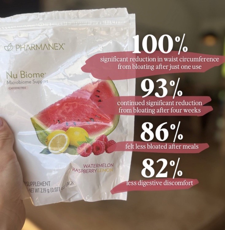 Nu Skin Caffeine Free Nu Biome, 30 Packets, Gut Health Drink EXP 10/25 Nubiome