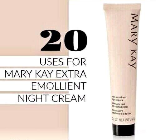 *RARE* MARY KAY Extra Emollient Night Cream GIFT SET 2.4oz + .42oz