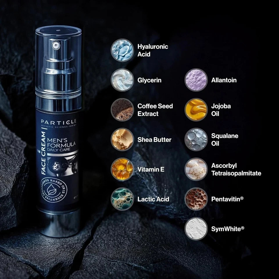 Particle FACE CREAM Men’s Formula 6 in 1 Anti-Aging Moisturizer 1.7oz