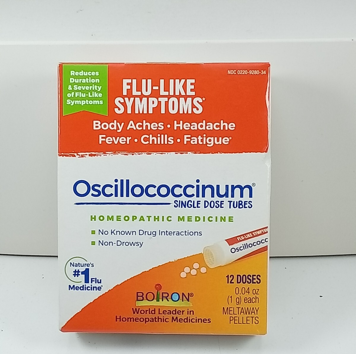 Boiron Oscillococcinum Homeopathic Medicine for Flu-like Symptoms, 12ct Exp 2029