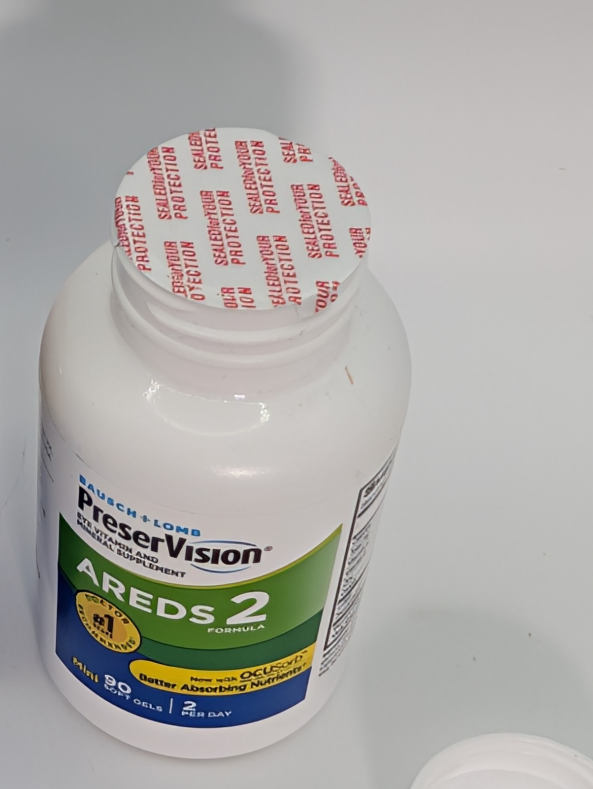 Bausch & Lomb PreserVision AREDS 2 Eye Vitamin & Mineral Supplement 90 Soft Gels