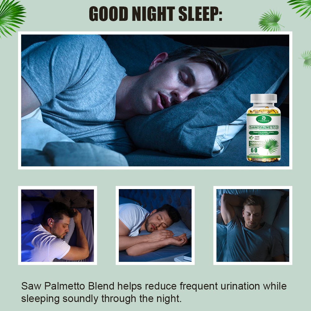 120 Saw Palmetto 1000mg – Premium Health Supporting proslate urinary, and hair