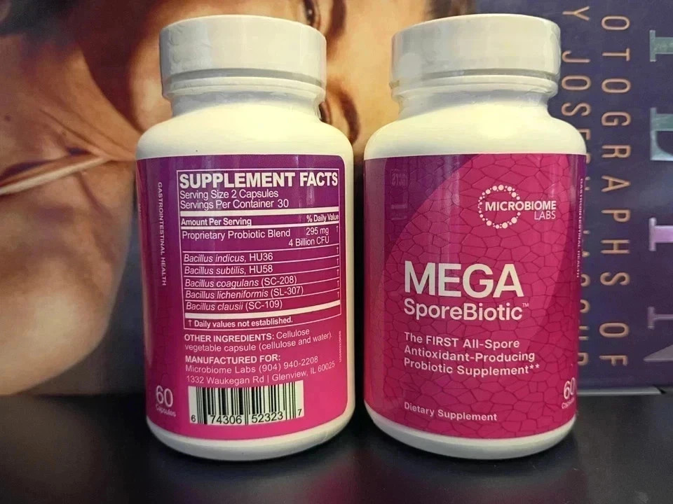 Brand New 2-Pack Mega SporeBiotic for Gut & Microbiome Health