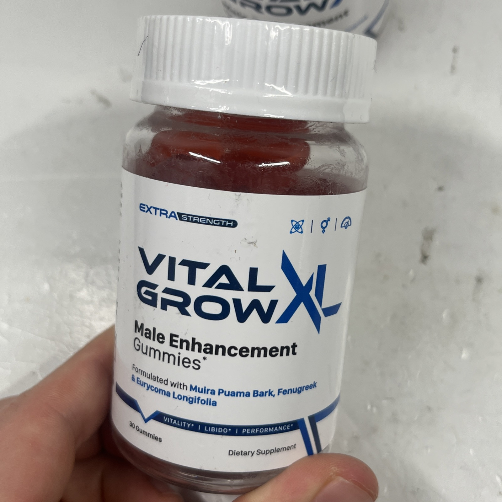 2 Pack Vital Grow XL Extra Strength (30 Red Gummies Each) New Sealed Exp 11/2028
