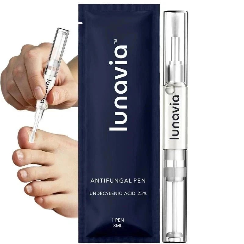 3 PACK Lunavia Antifungal Pen – 25% Undecylenic Acid, Toenail Fungus Treatment