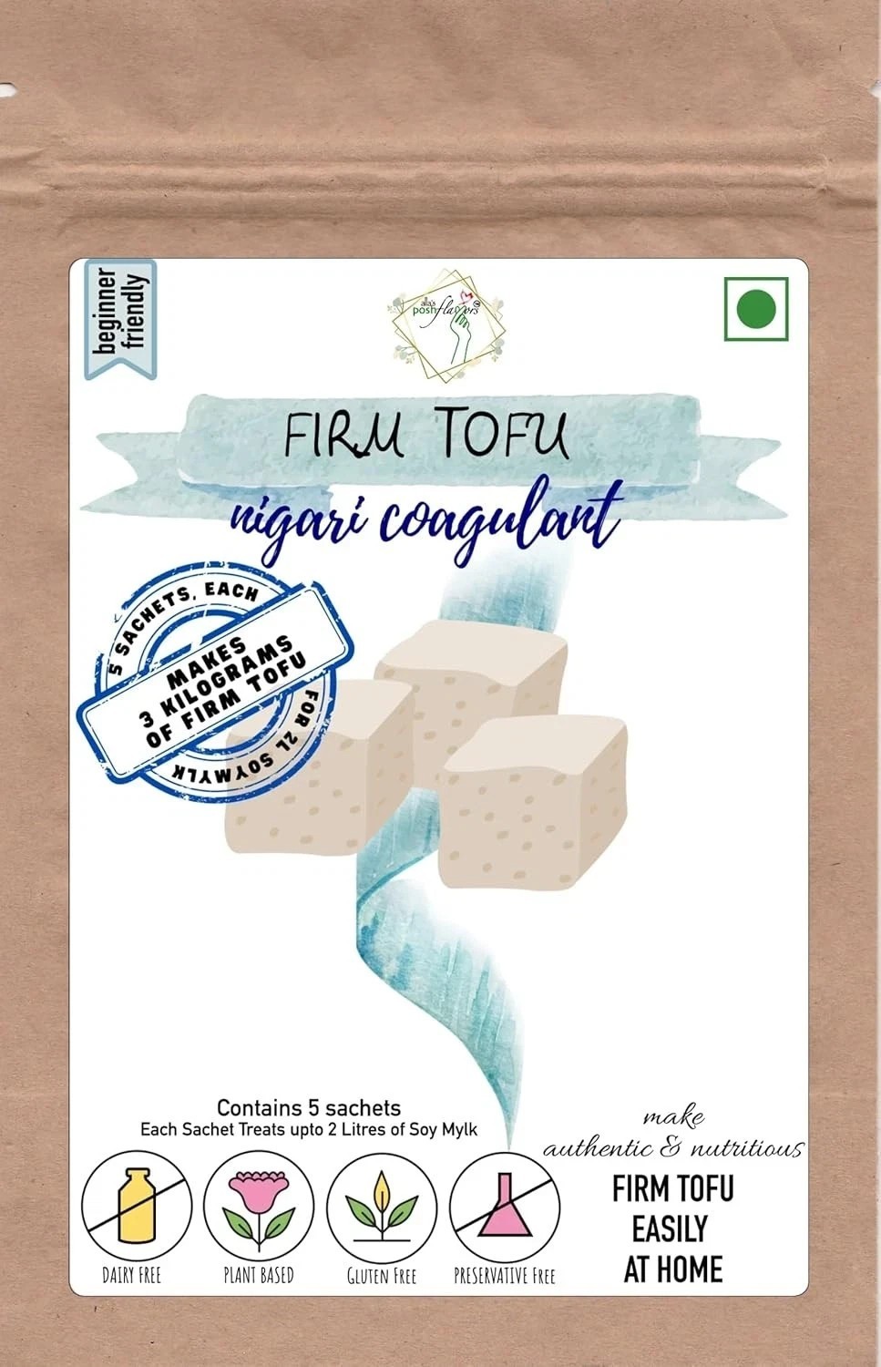 Alla’s Posh Flavors Tofu Coagulant, Nigari, Bittern,Magnesium Chloride Salt 500g