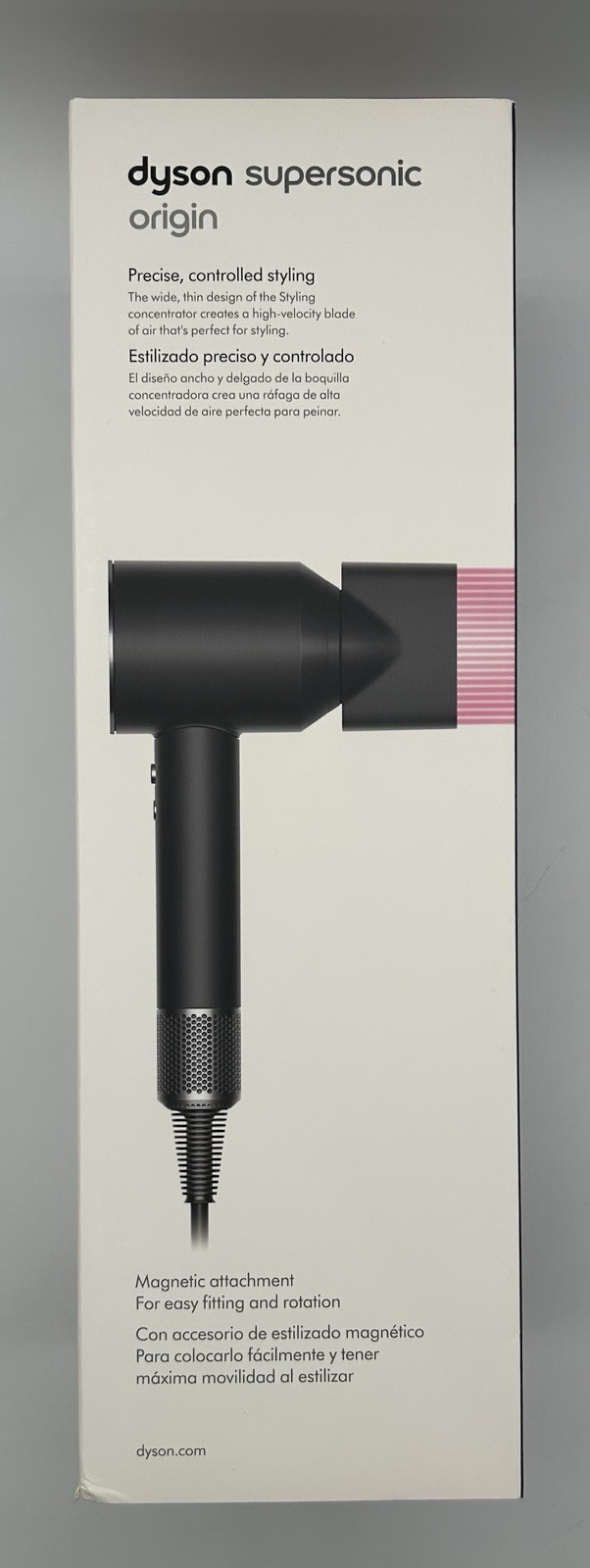 Dyson Supersonic Hair Dryer Nickel/Copper + Case/Attachments
