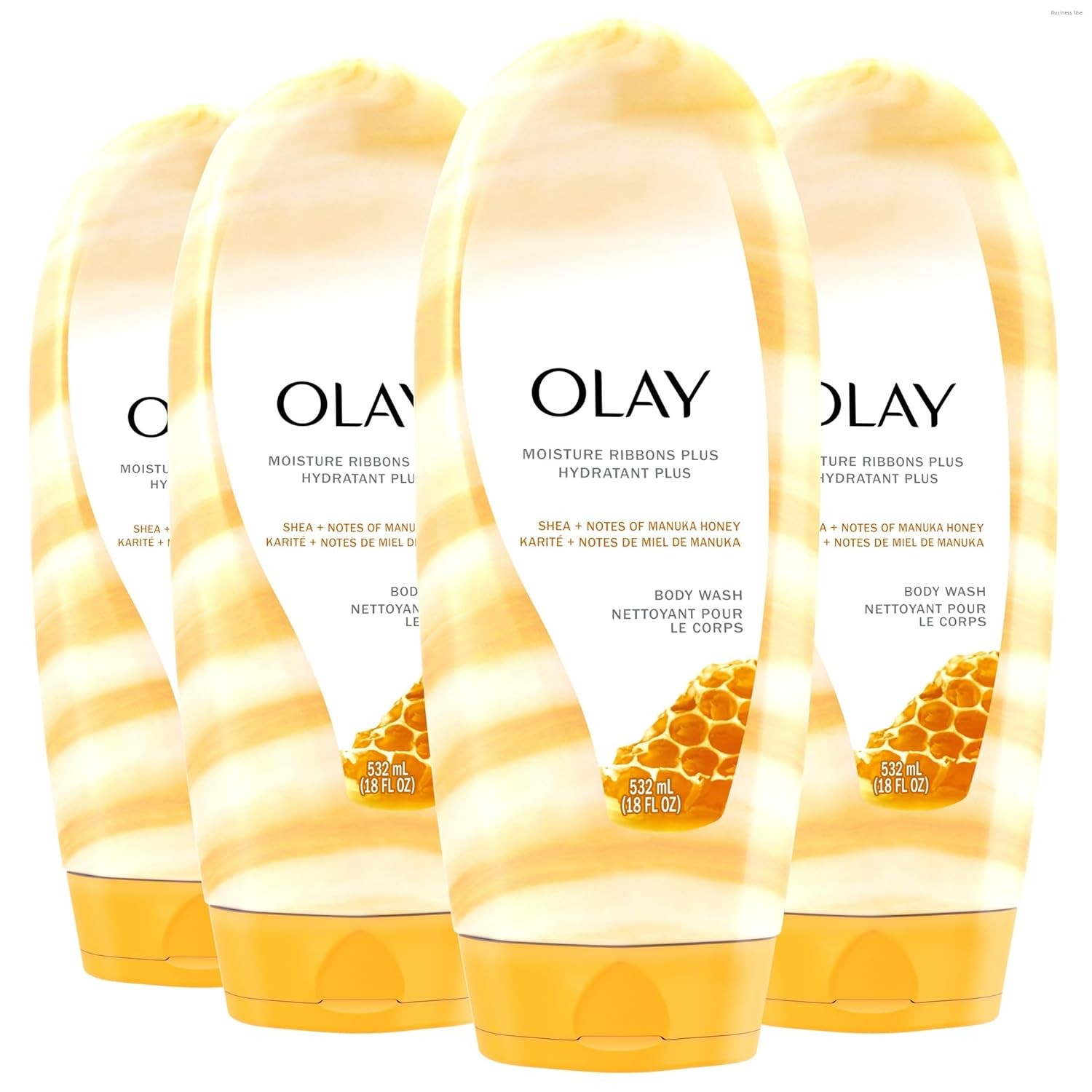Olay Moisture Ribbons Plus Body Wash Shea Butter Manuka Honey Women