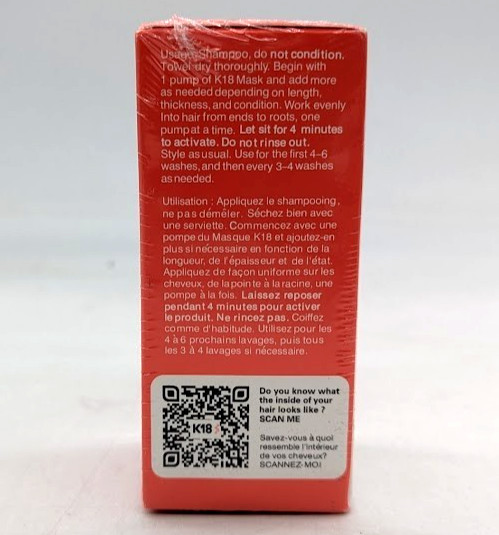 *NEW* K18 Leave-In Molecular Repair Hair Mask – 1.7 fl oz – Exp- 12/03/2028