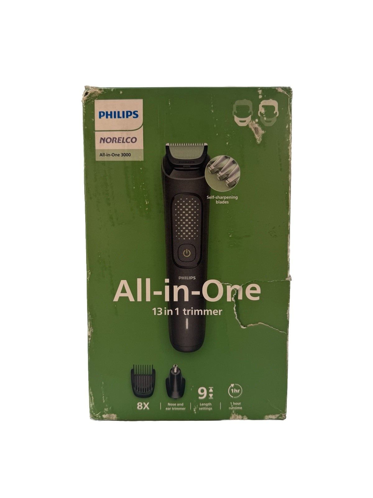 Philips Norelco All-in-One 3000 (13-in-1) Grooming Trimmer – Open Box