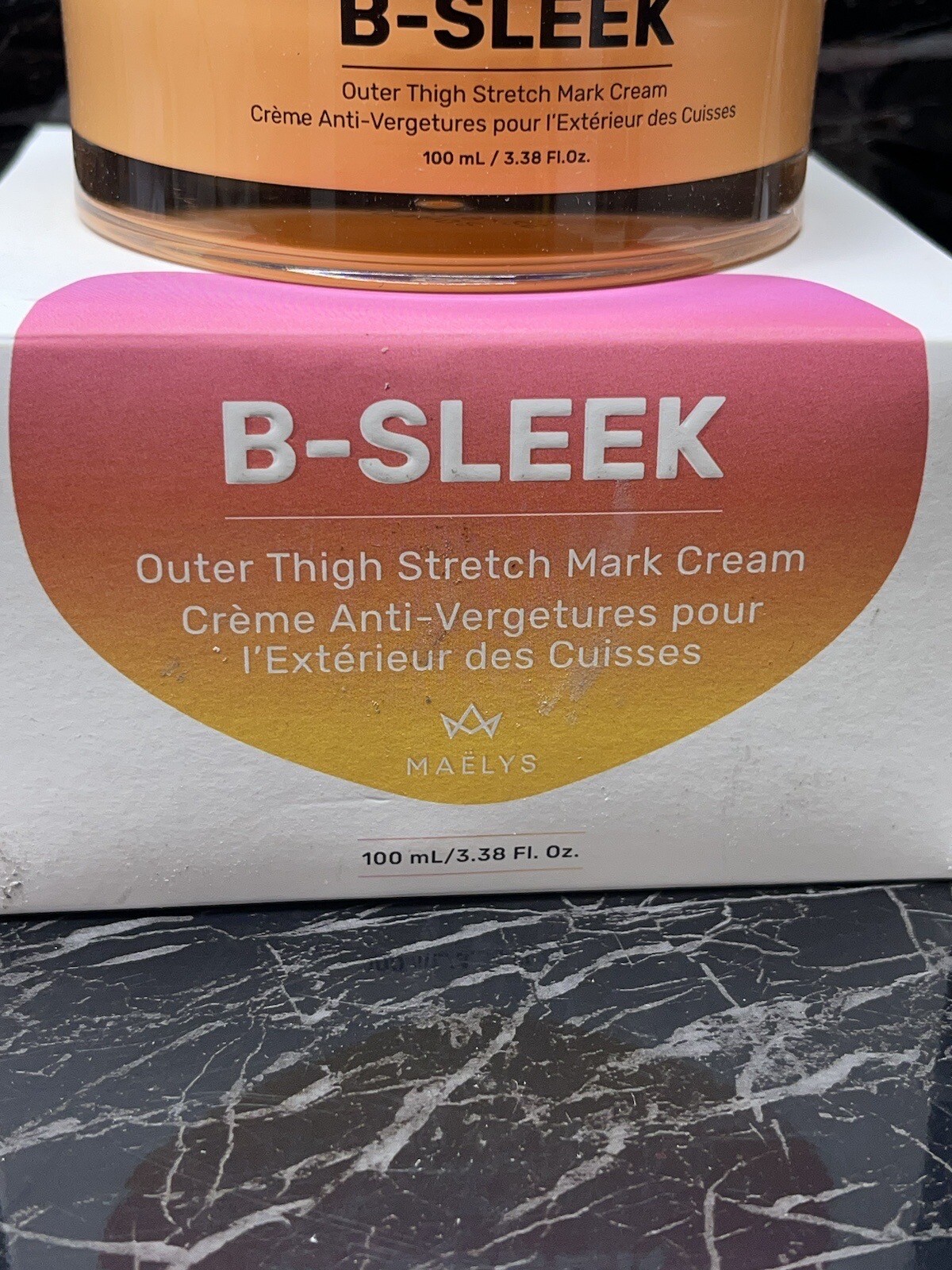 MAELYS B-Sleek outer thigh stretch mark cream 3.38 oz New In Box 🔥Sale 🔥