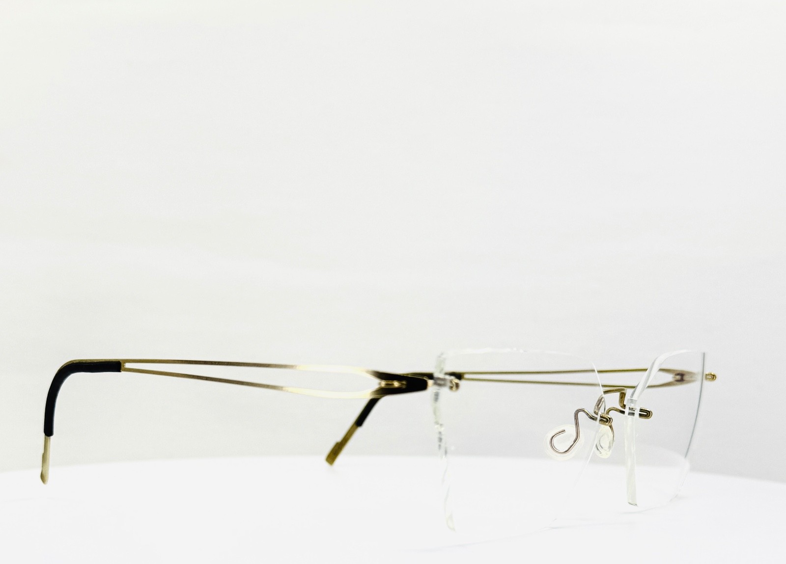 LINDBERG 2387 034/DFAW T602 PGT Gold Unisex Rimless Eyeglasses N/A-16-130 B:N/A