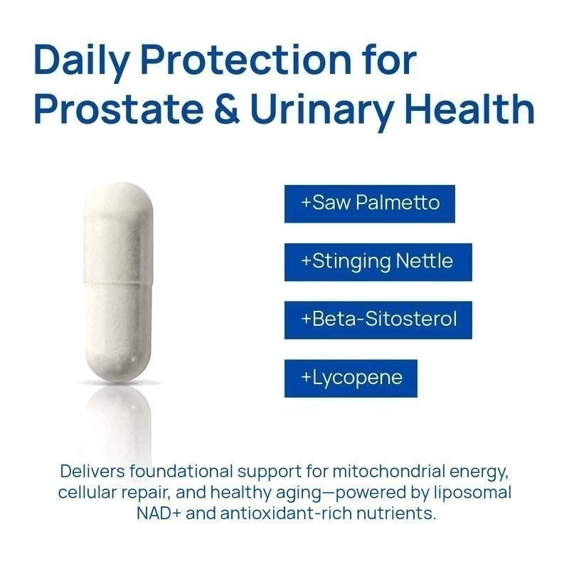 Selerb NAD+ Supplement for Men- Circulation & Prostate Support- 60 Capsules Edib