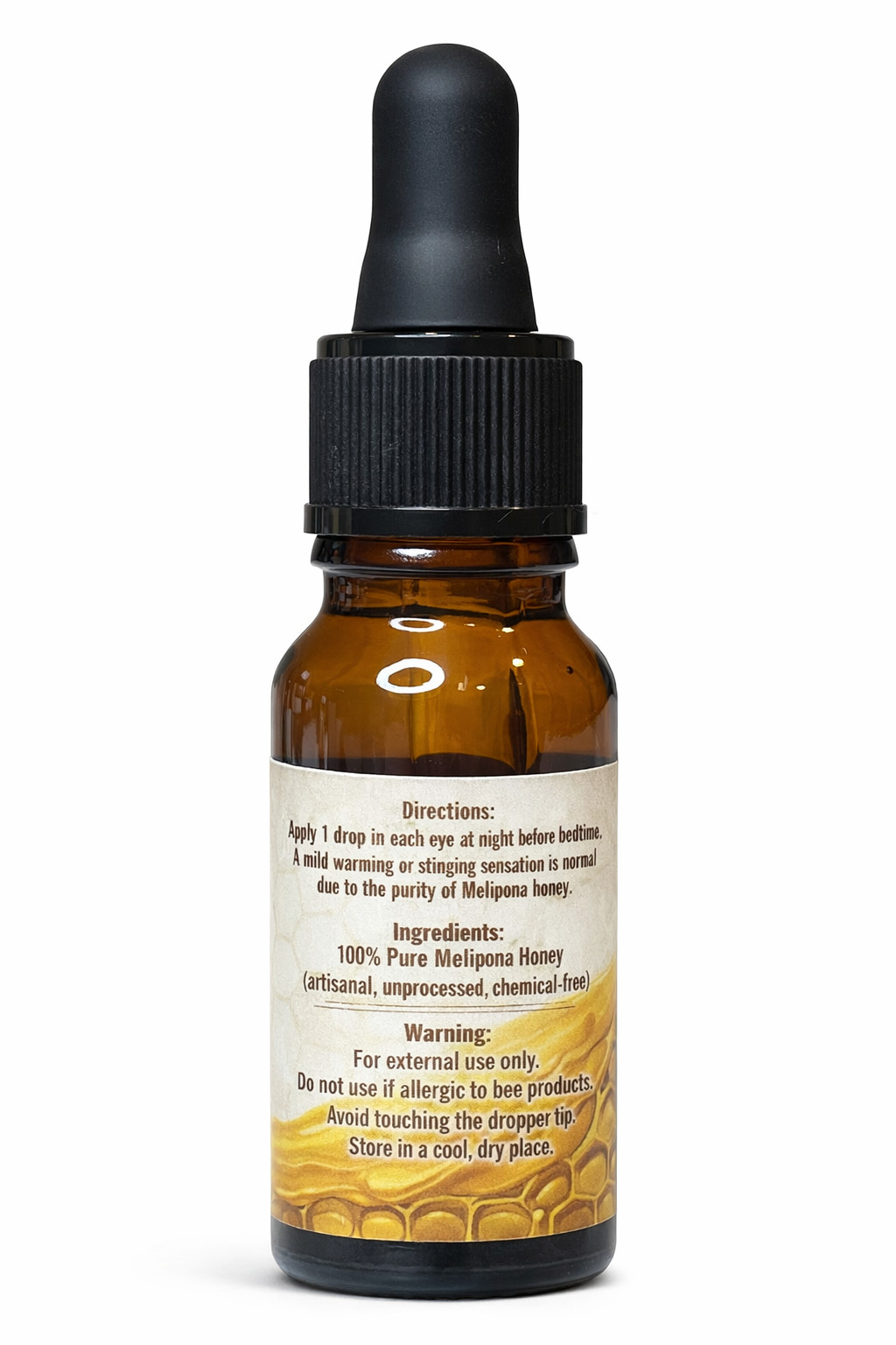 JIMERITO HONEY, MIEL MELIPONA DROPS, 10ML,100% PURE ORIGINAL HONEY FROM MEXICO!