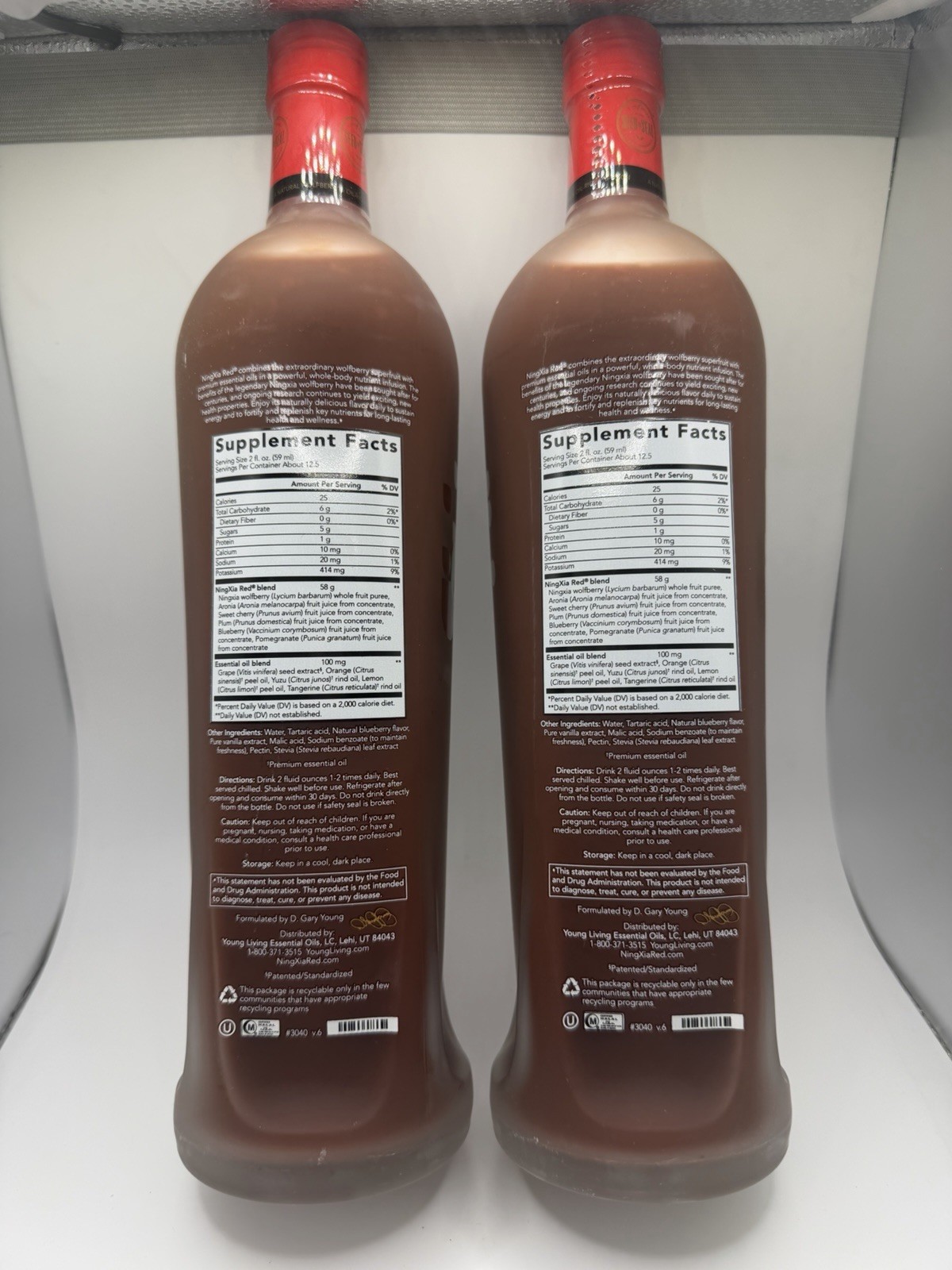 NingXia Red Essential Oil Infused Wolfberry Supp. Sealed. EXP 12/25. Pack Of 2.