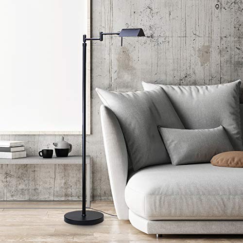 O’Bright Dimmable LED Pharmacy Floor Lamp, 12W LED, Full Range Dimming, Black